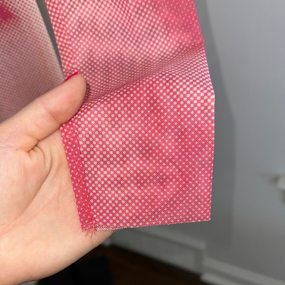 Zara Red Graphic Mesh Blouse - Picture 5 of 10